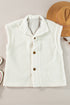 Sherpa Stand Collar Jacket Vest